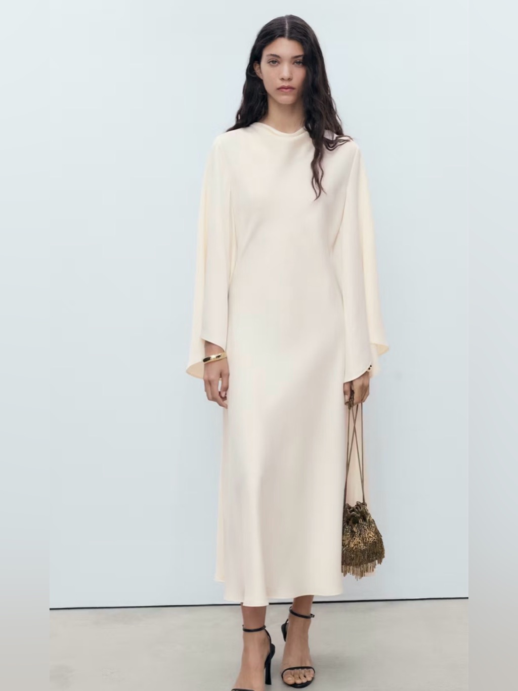 Long Satin Dress